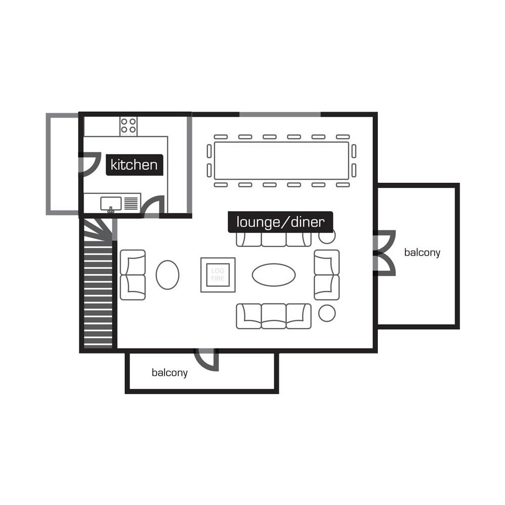 Chalet Johanna La Tania Floor Plan 2